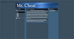 Desktop Screenshot of mrcheat.com